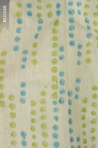 Green Rajasthan Pure Silk Cotton Printed Mukaish Saree thumbnail image number null