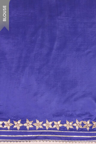Blue Rajasthan Pure Silk Georgette Leheriya Saree thumbnail image number null