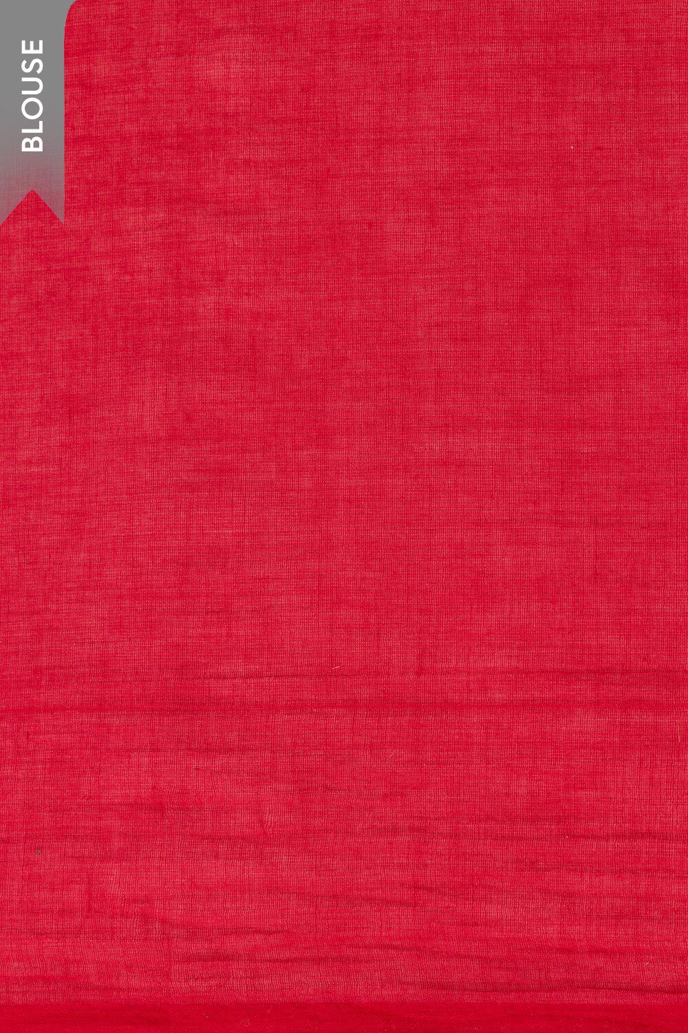 Red Ujjain Pure Cotton Batik Saree image number null
