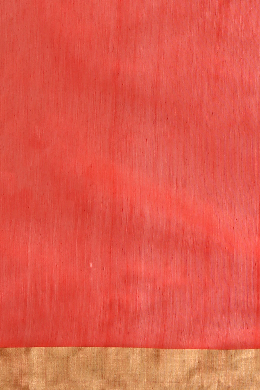 Red Pure Silk Cotton Chanderi Saree image number null