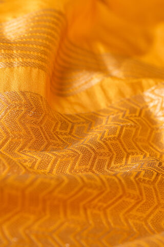 Light Yellow Silk Viscose Cutwork Banaras  Saree thumbnail image number null