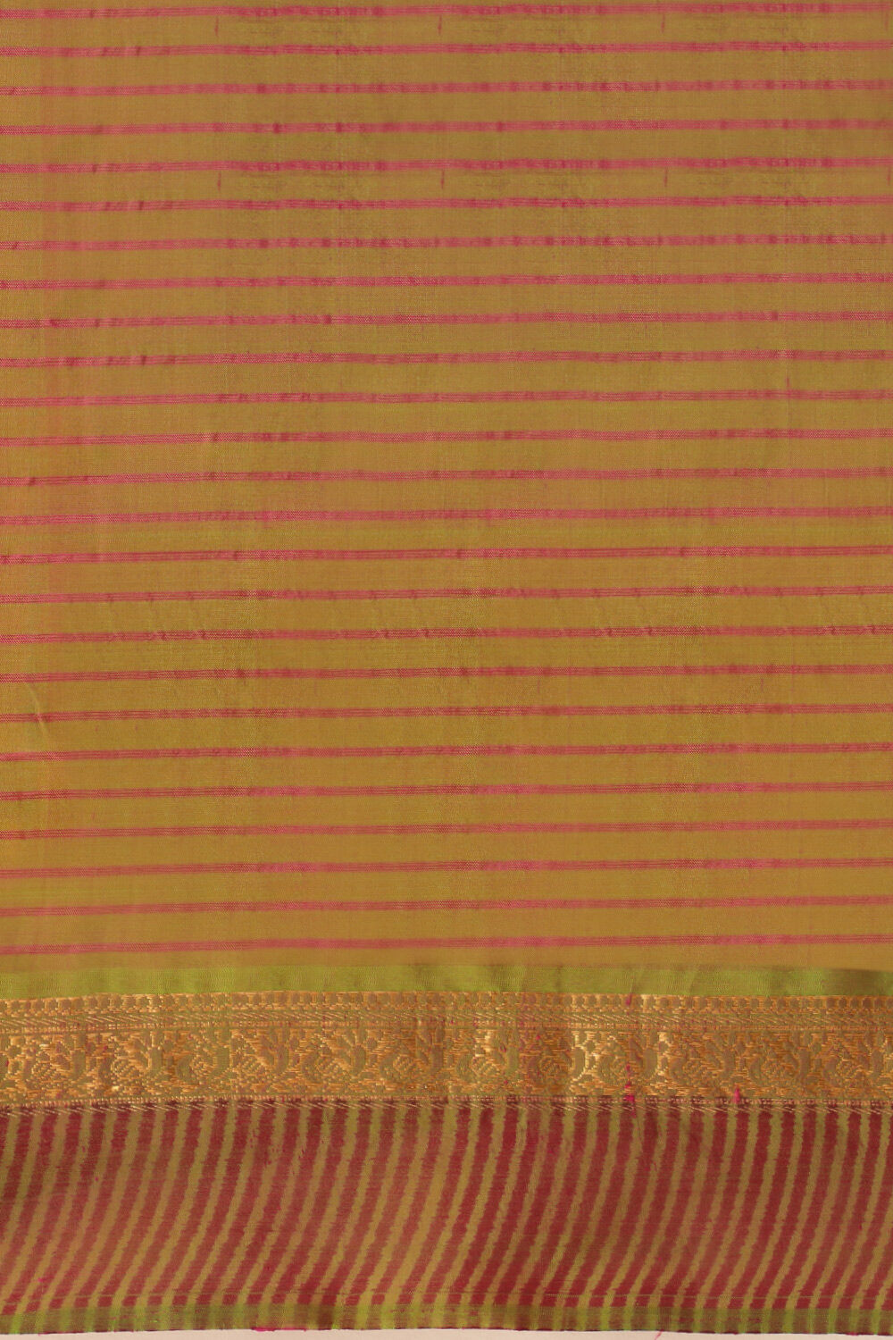 Dark Pink Pure Silk South Printed Saree image number null