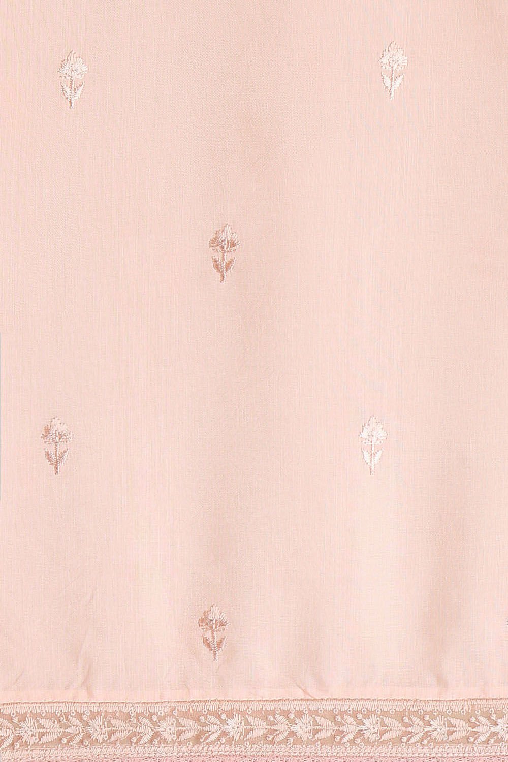Light Pink Viscose Embroidered Saree image number null