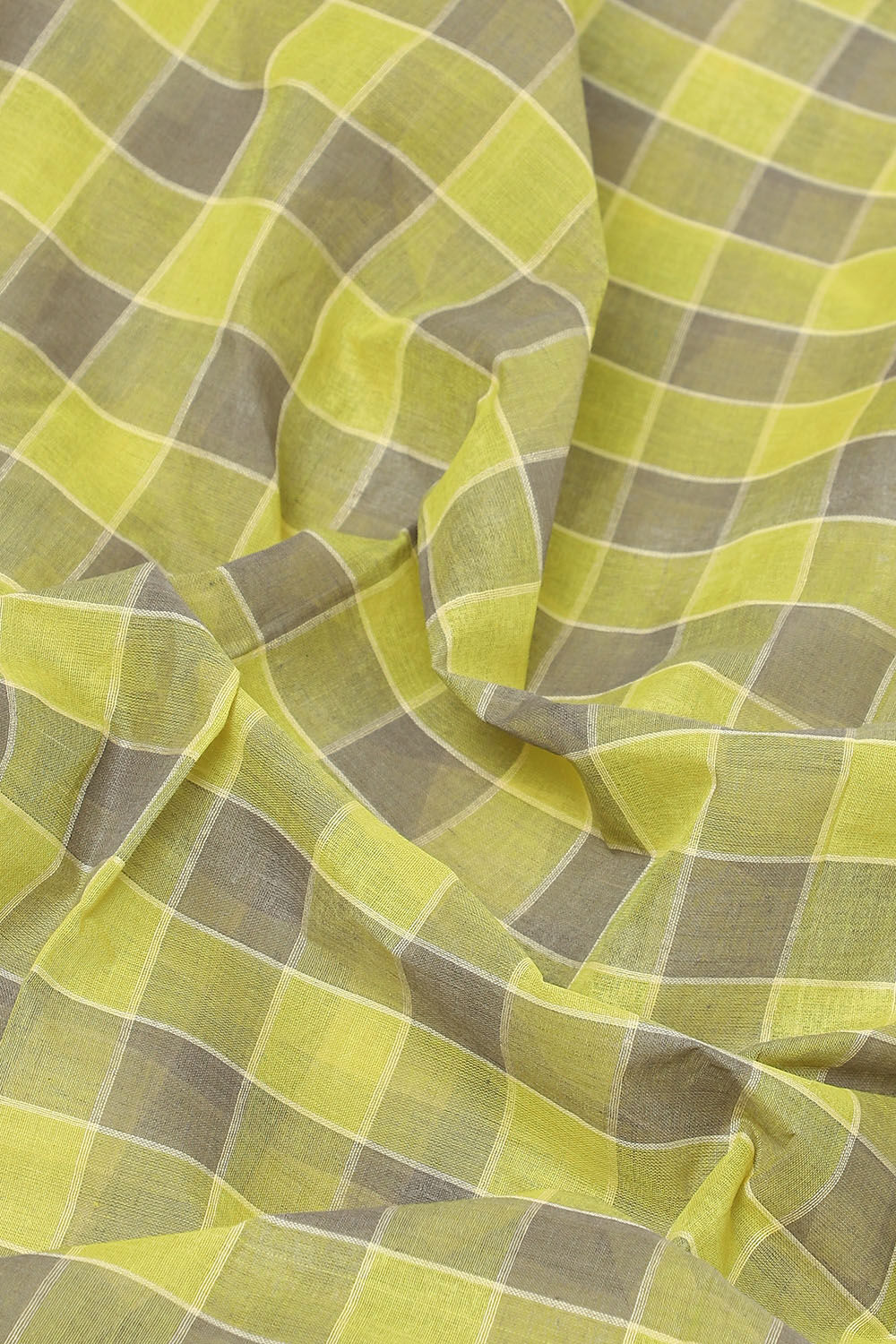 Light Pure Green Cotton Bengal Saree image number null
