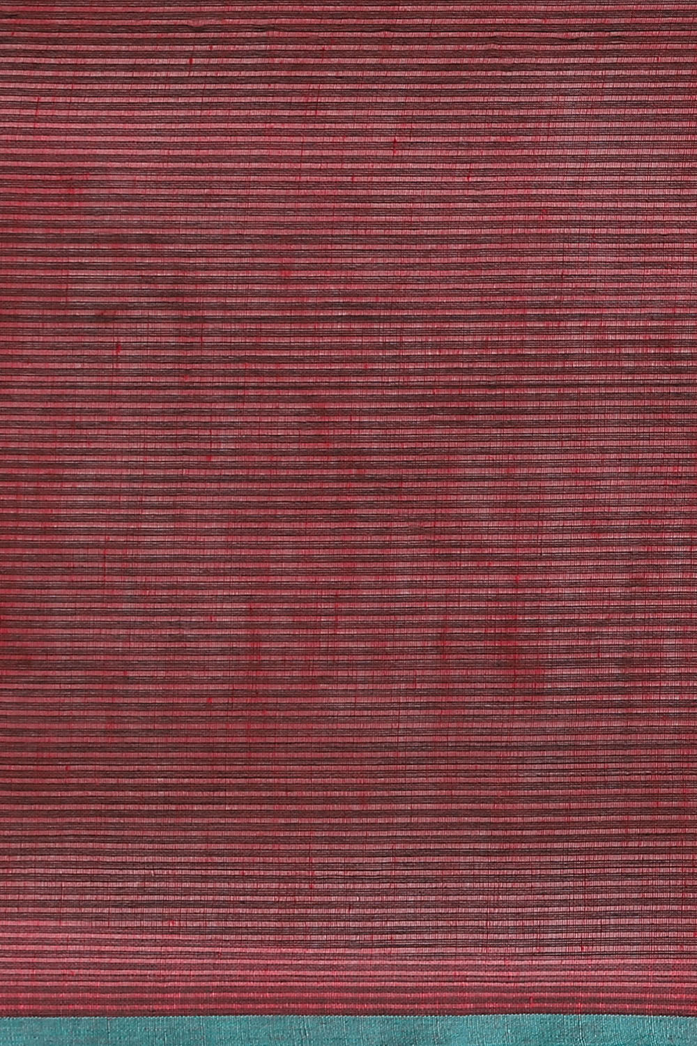 Red Pure Cotton Linen Bengal Saree image number null