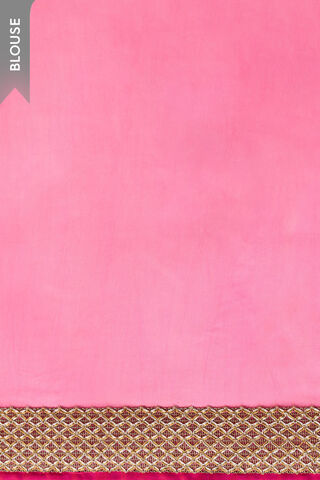 Pink Gota Patti Viscose Georgette Rajasthan Saree thumbnail image number null