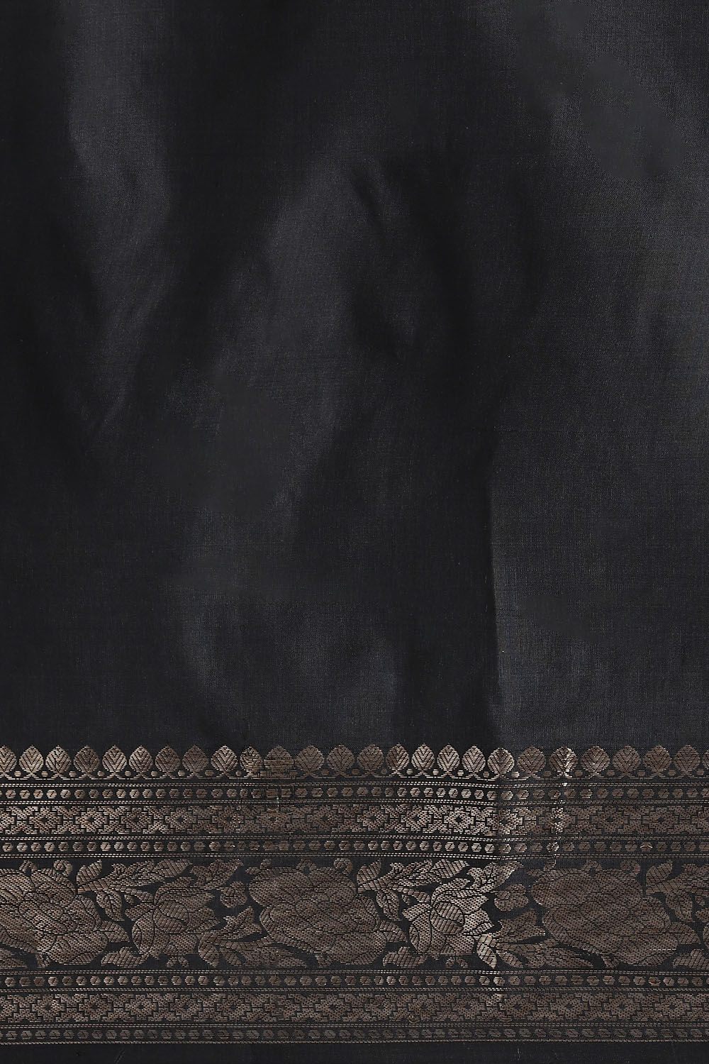 Black Pure Silk Banarasi Saree image number null
