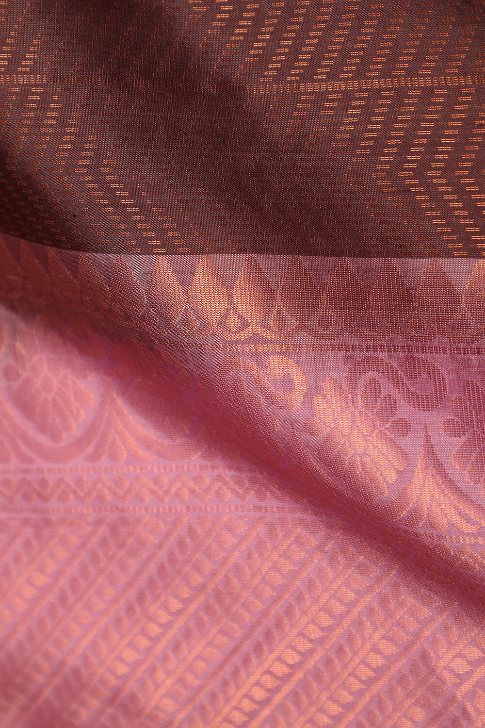 Wine South Pure Silk Woven Saree image number null
