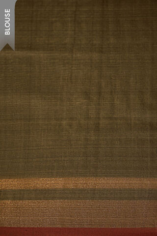 Brown Bhagalpur Woven Silk Viscose Saree thumbnail image number null