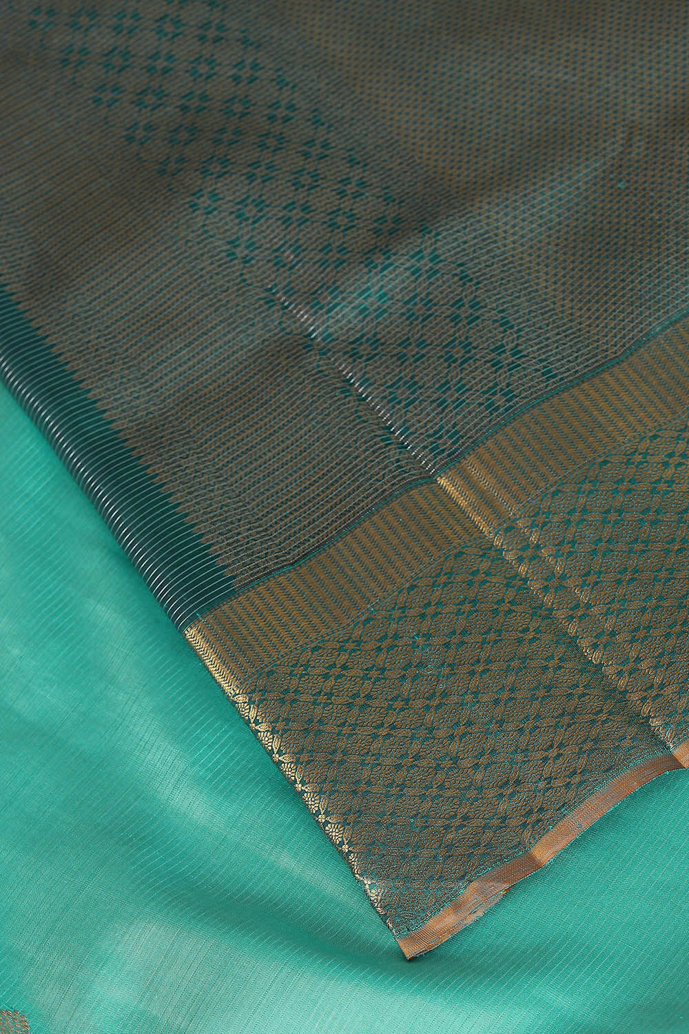Blue Pure Silk Kanjivaram Saree image number null