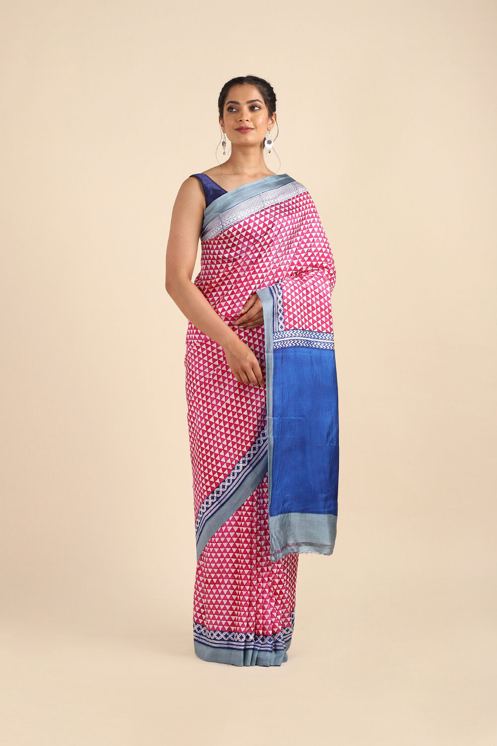 Yellow Pure Silk Printed Saree image number null