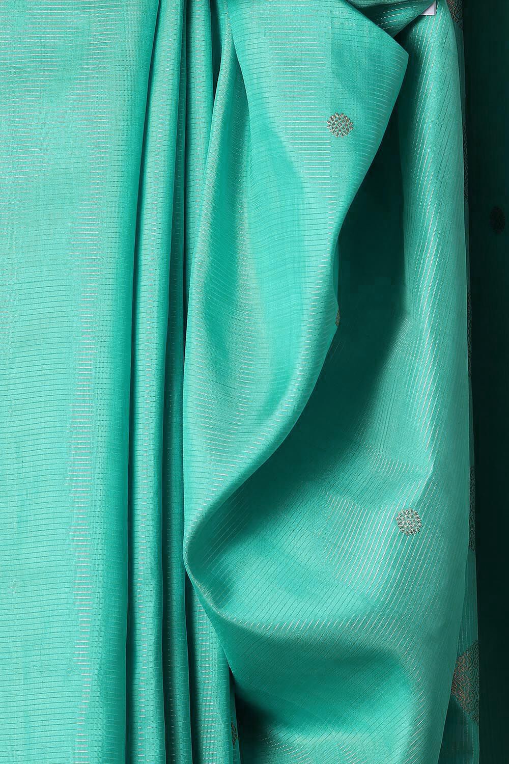 Blue Pure Silk Kanjivaram Saree image number null