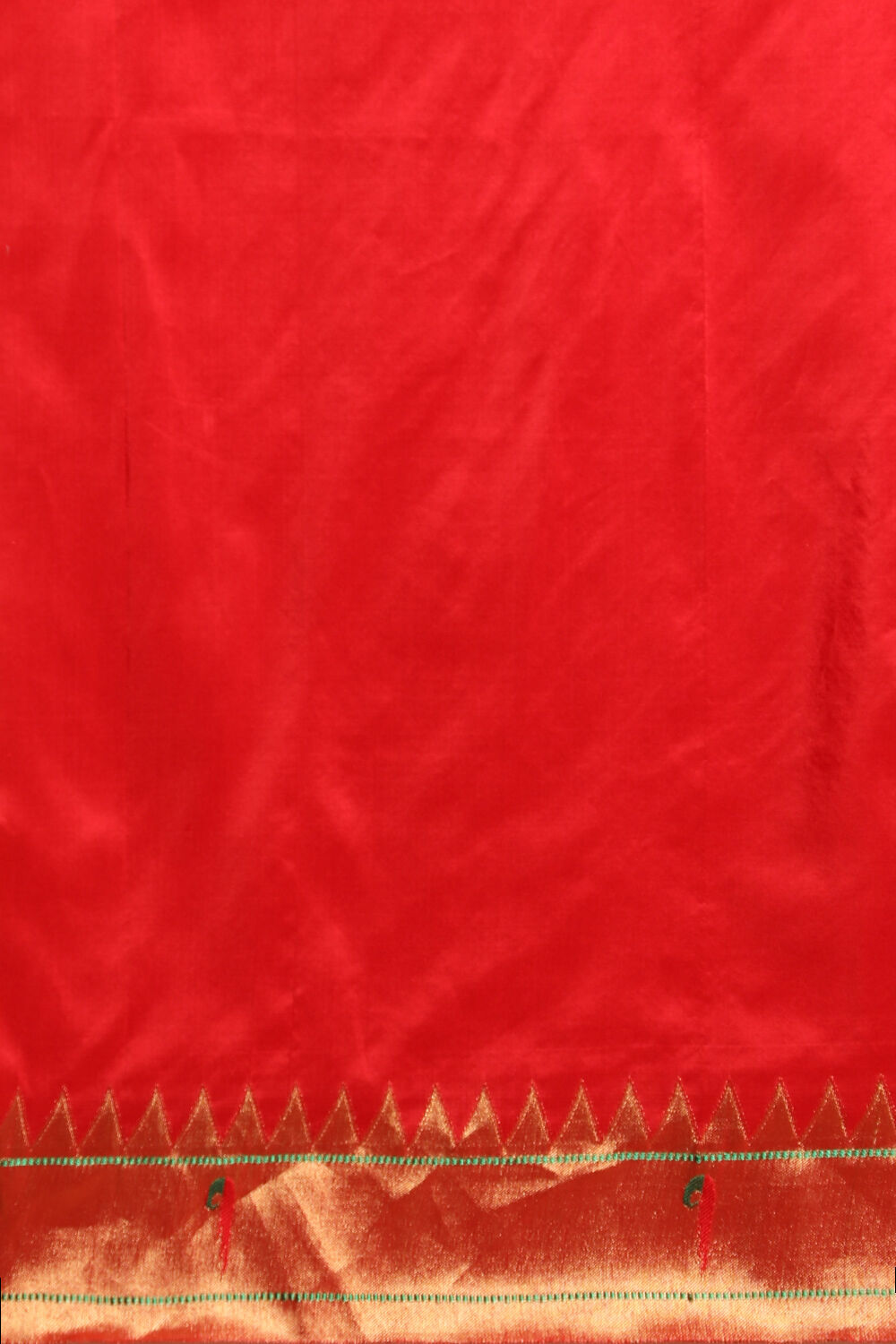 Mustard Pure Silk Woven Paithani Inspired Saree image number null