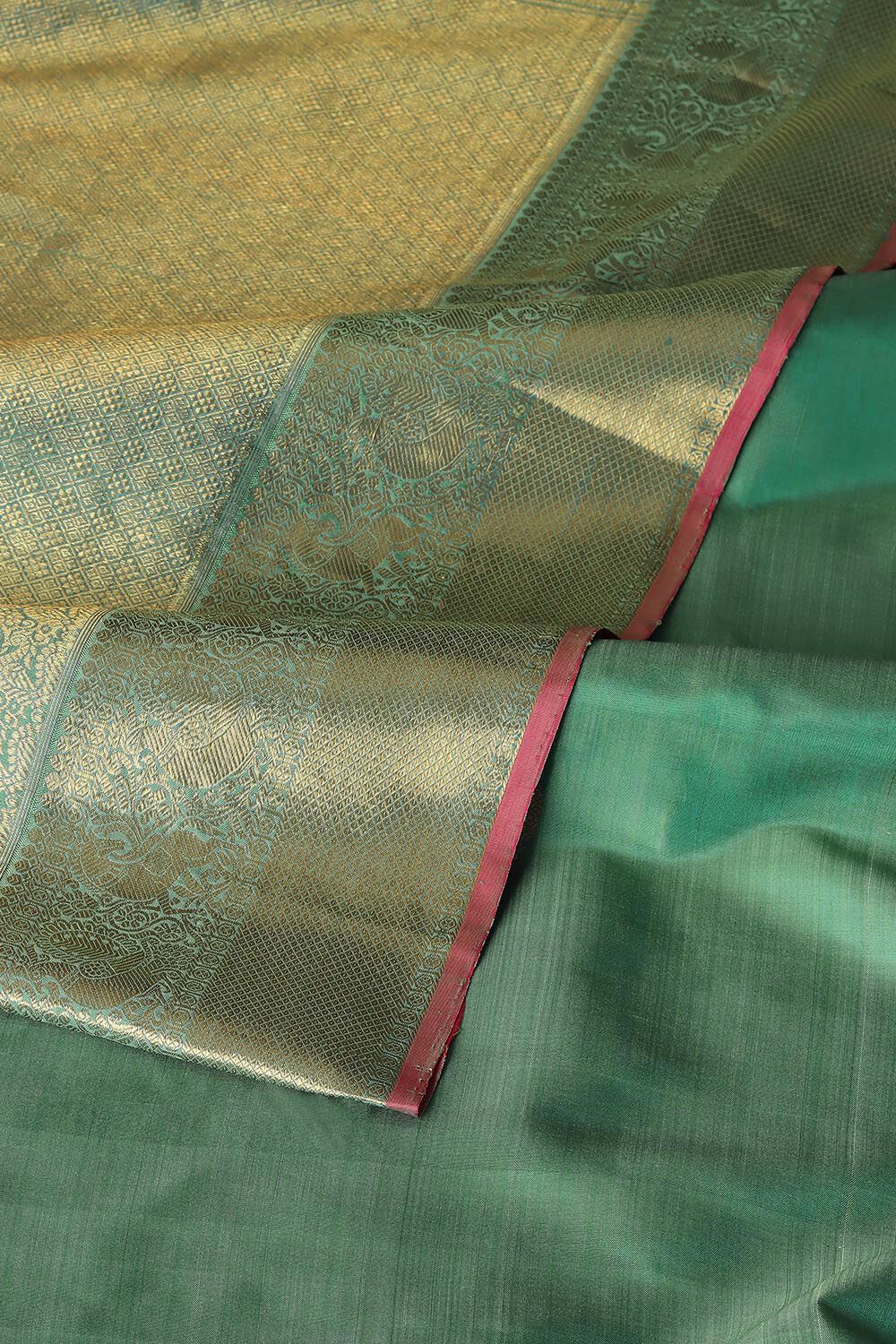 Light Blue Pure Silk Kanjivaram Saree image number null