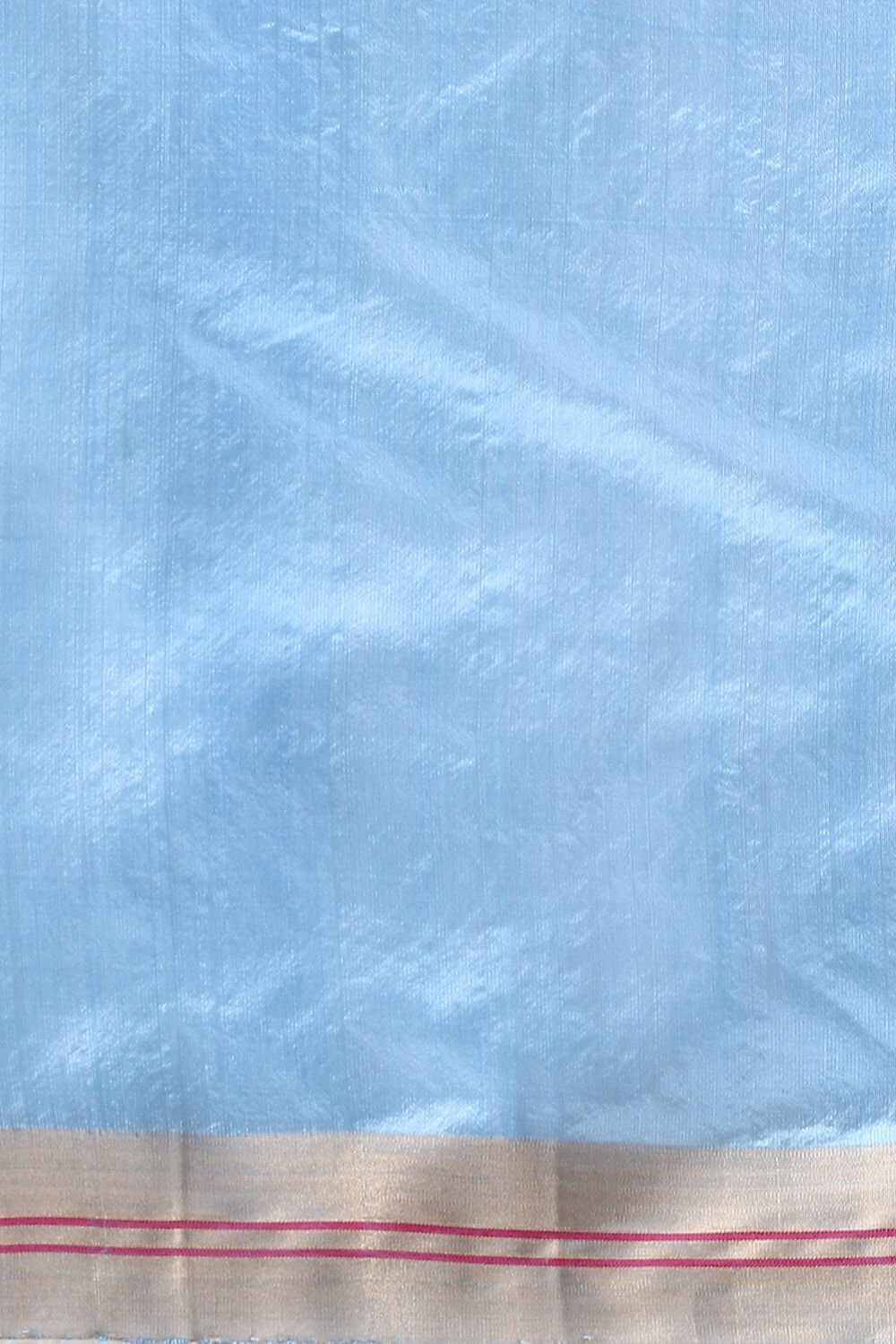 Light Blue Pure Silk Chanderi Saree image number null