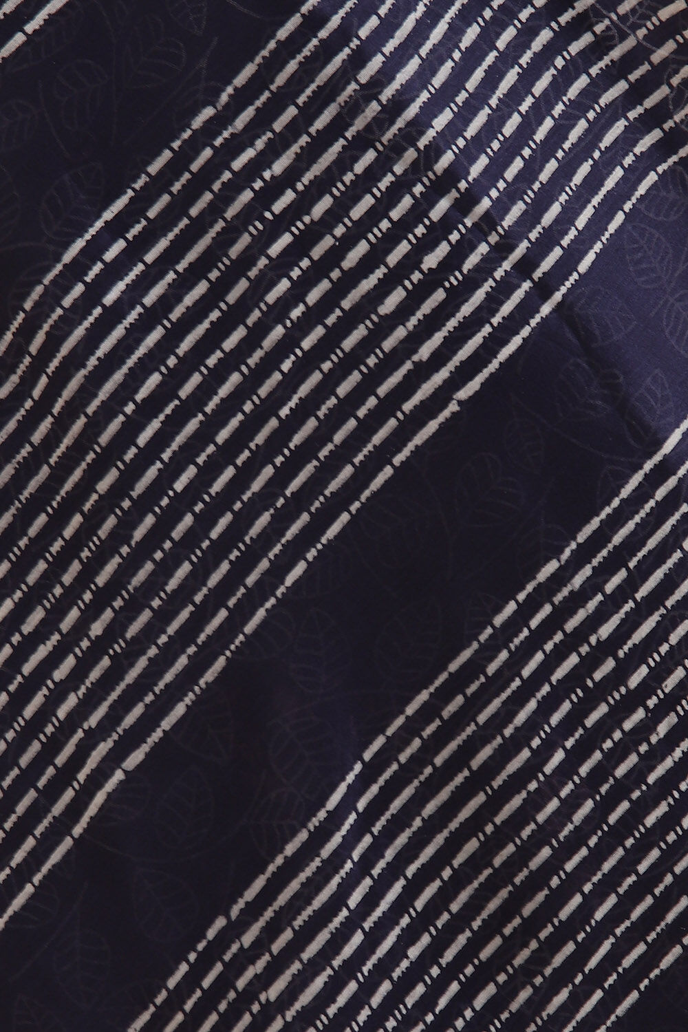 Blue Pure Silk Cotton Chanderi Saree image number null