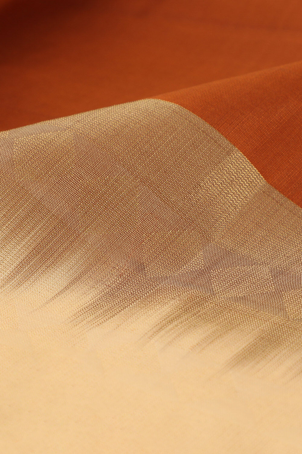 Brown Pure Silk Woven South Saree image number null