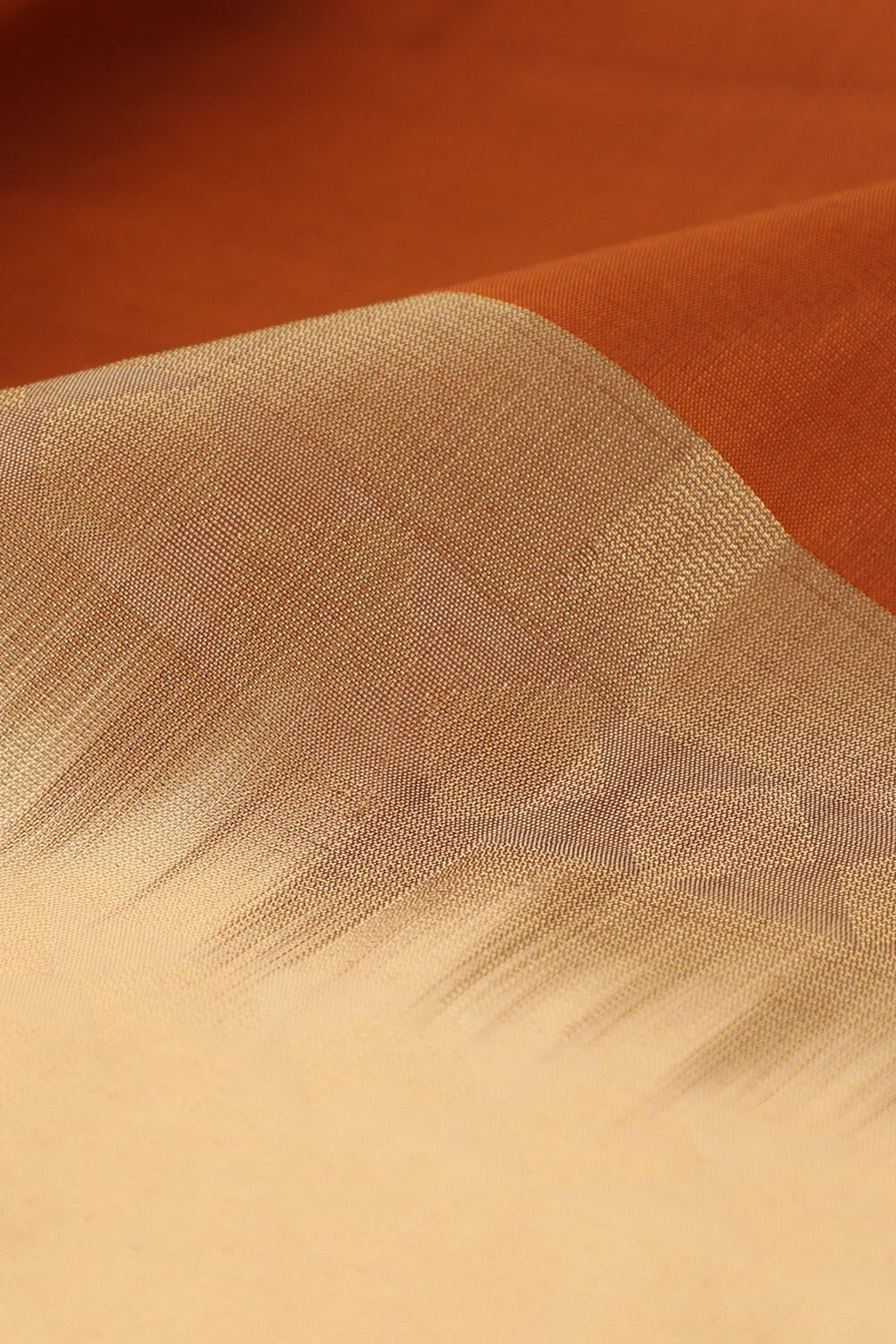 Brown Pure Silk Woven South Saree image number null