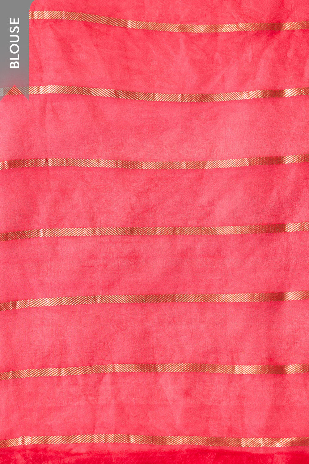 Pink Pure Silk Organza Kadwa Banarasi Saree image number null