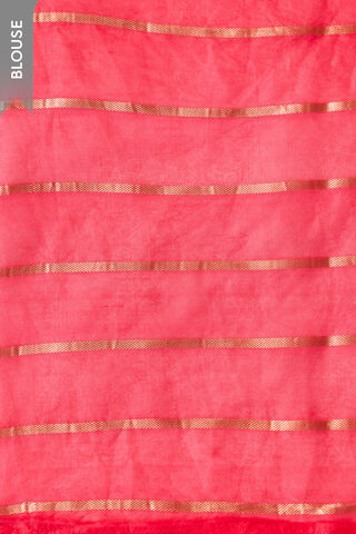 Pink Pure Silk Organza Kadwa Banarasi Saree thumbnail image number null