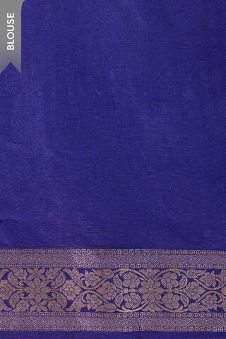 Dark Blue Woven Pure Viscose Saree thumbnail image number null