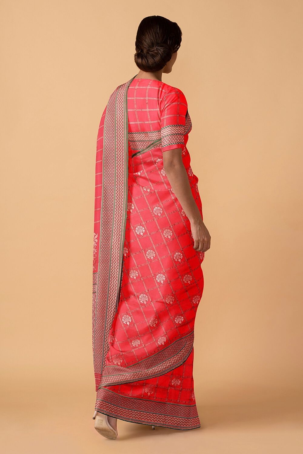 Red Banaras Pure Silk Saree image number null