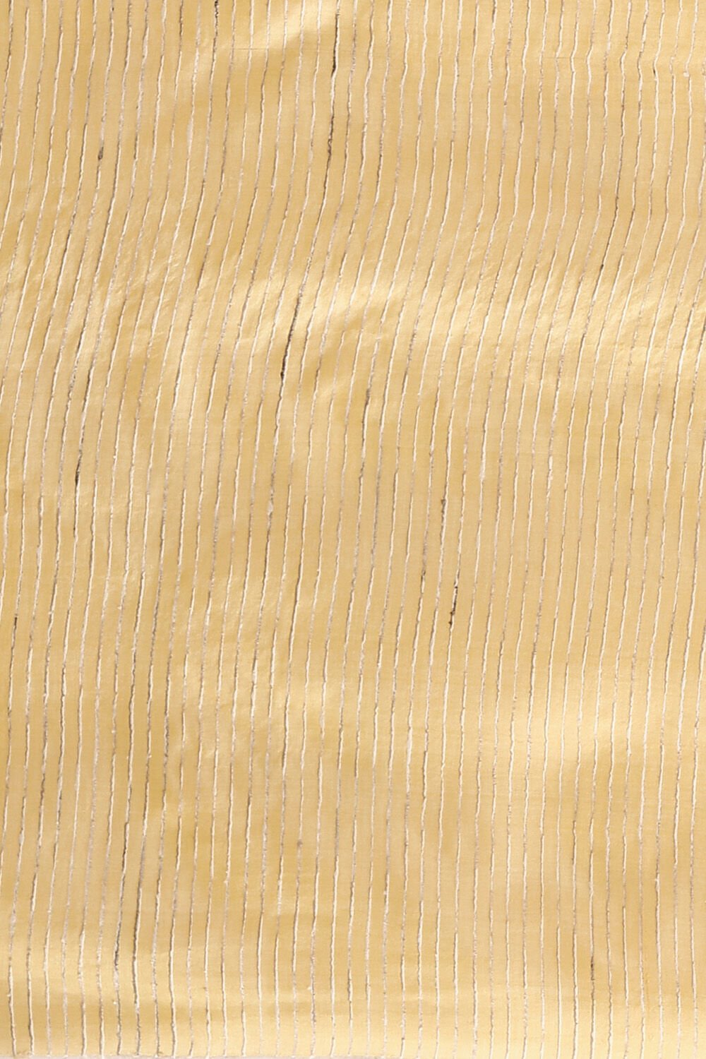 Light Pure Yellow Tussar Woven Saree image number null