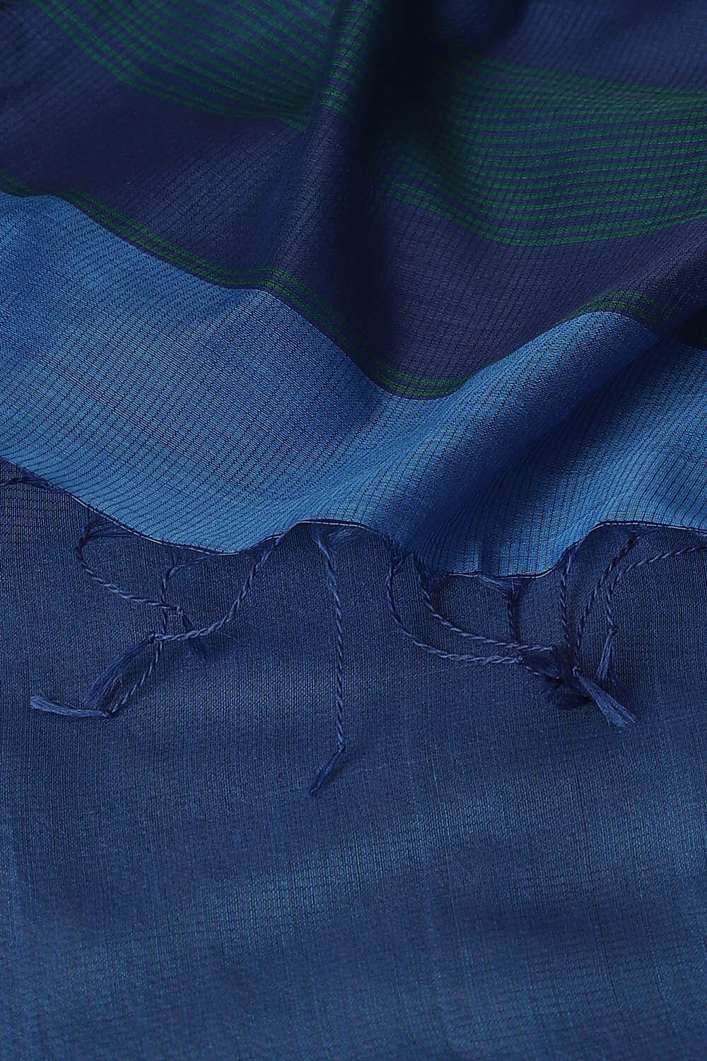 Blue Pure Silk Cotton Maheswari Saree image number null