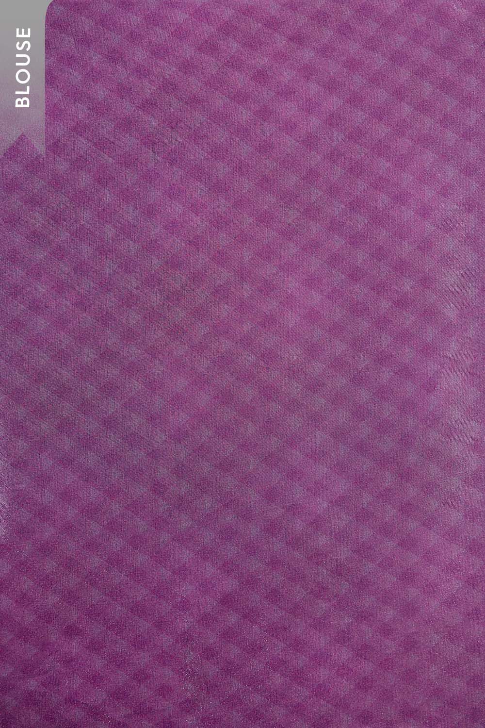 Pink Printed Viscose Tissue Saree image number null