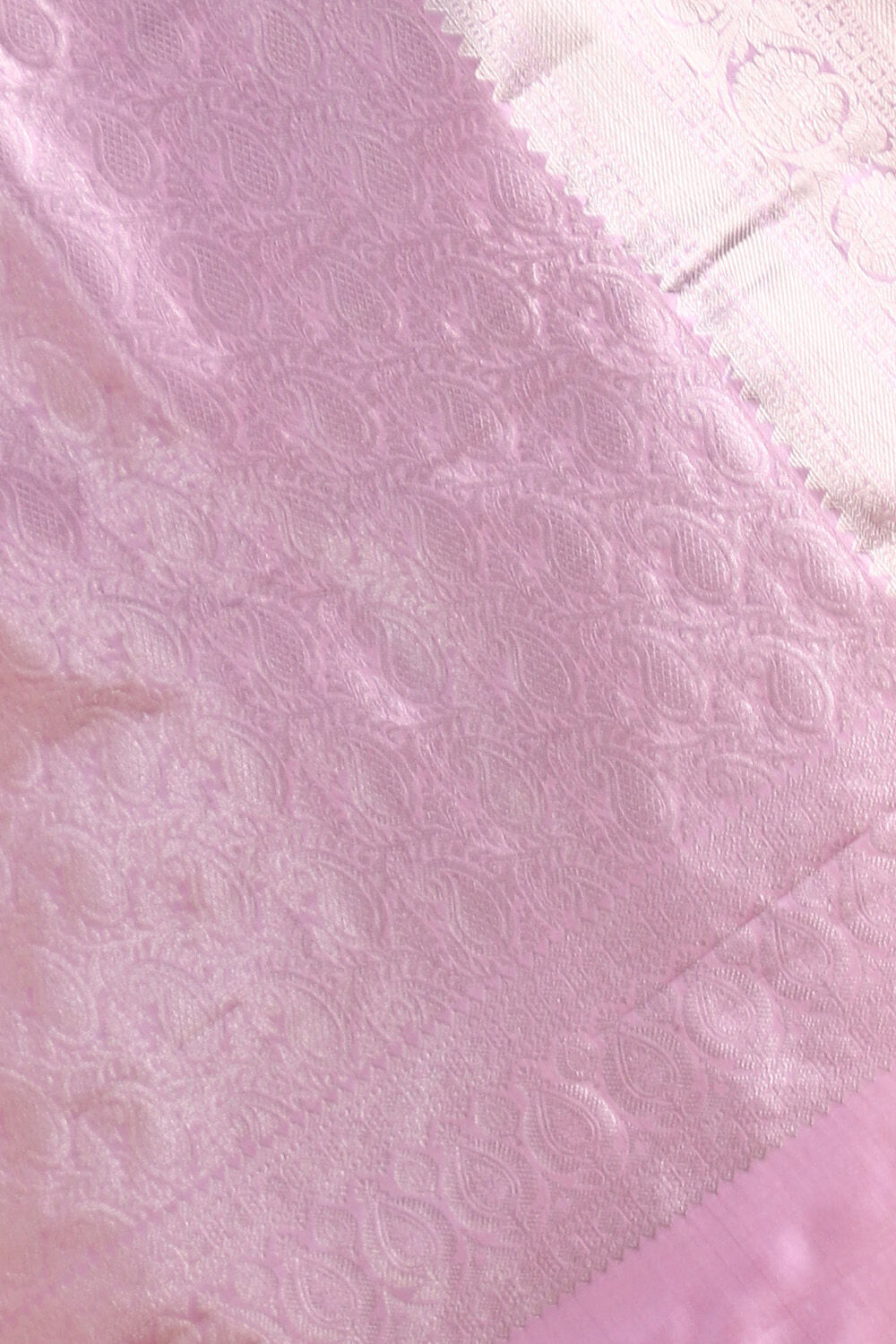 Light Pink Pure Silk Kanjivaram inspired Saree image number null