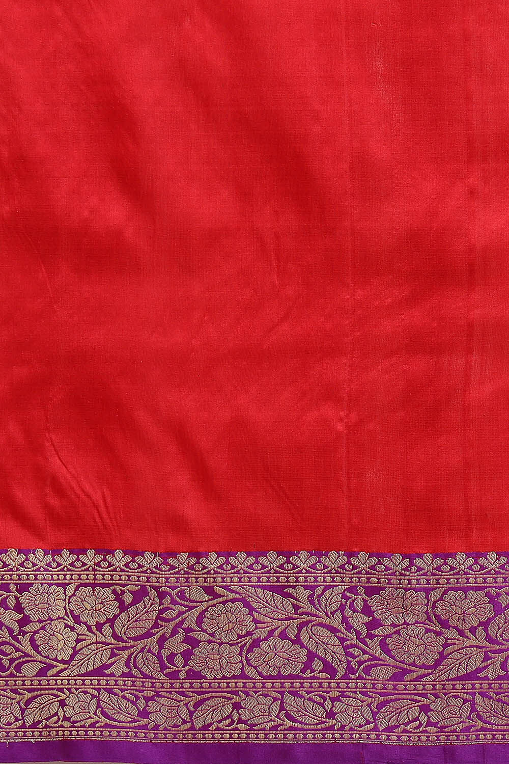 Red Pure Silk Banarasi Saree image number null