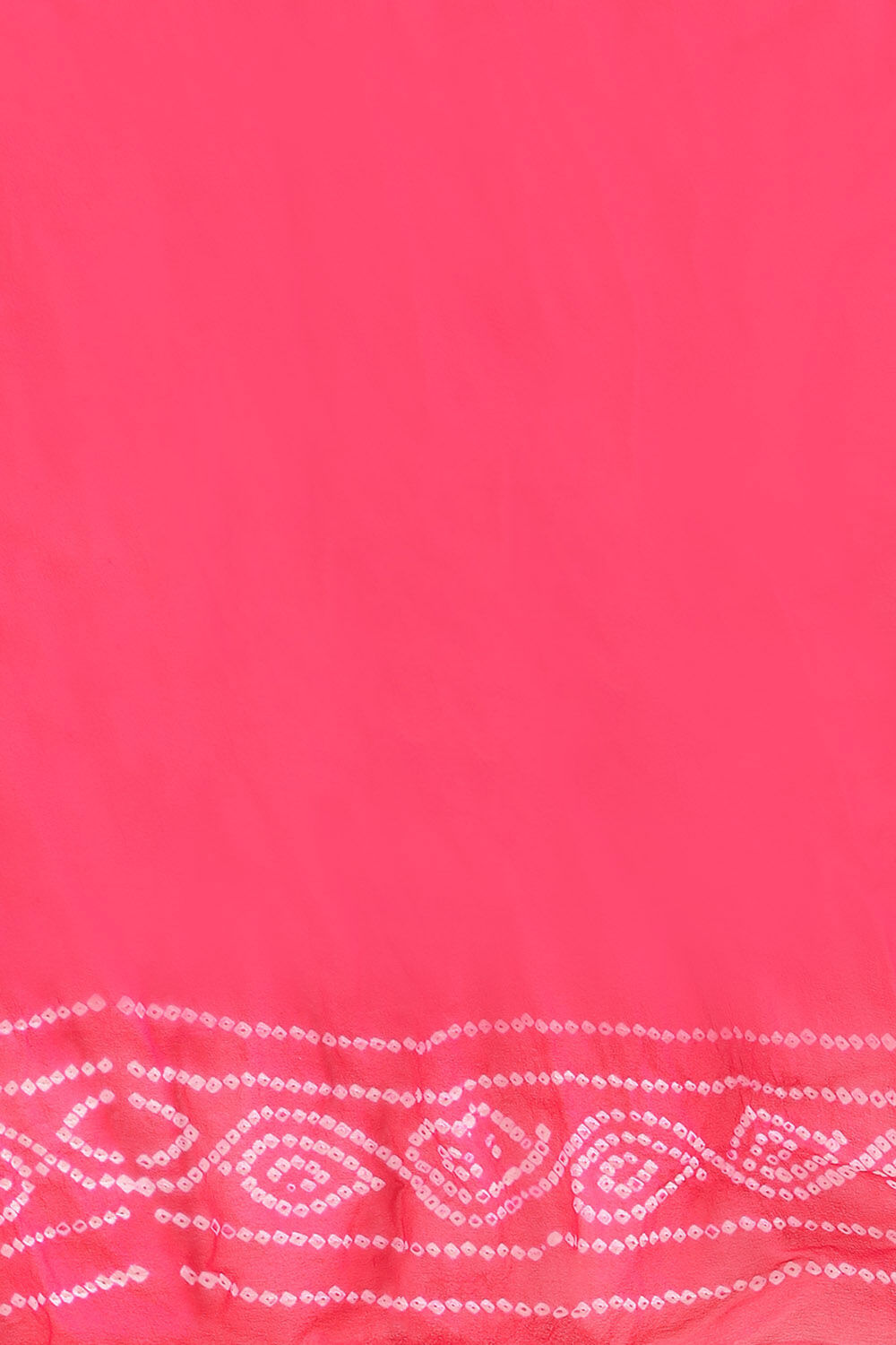 Pink Pure Georgette Bandhani Saree image number null