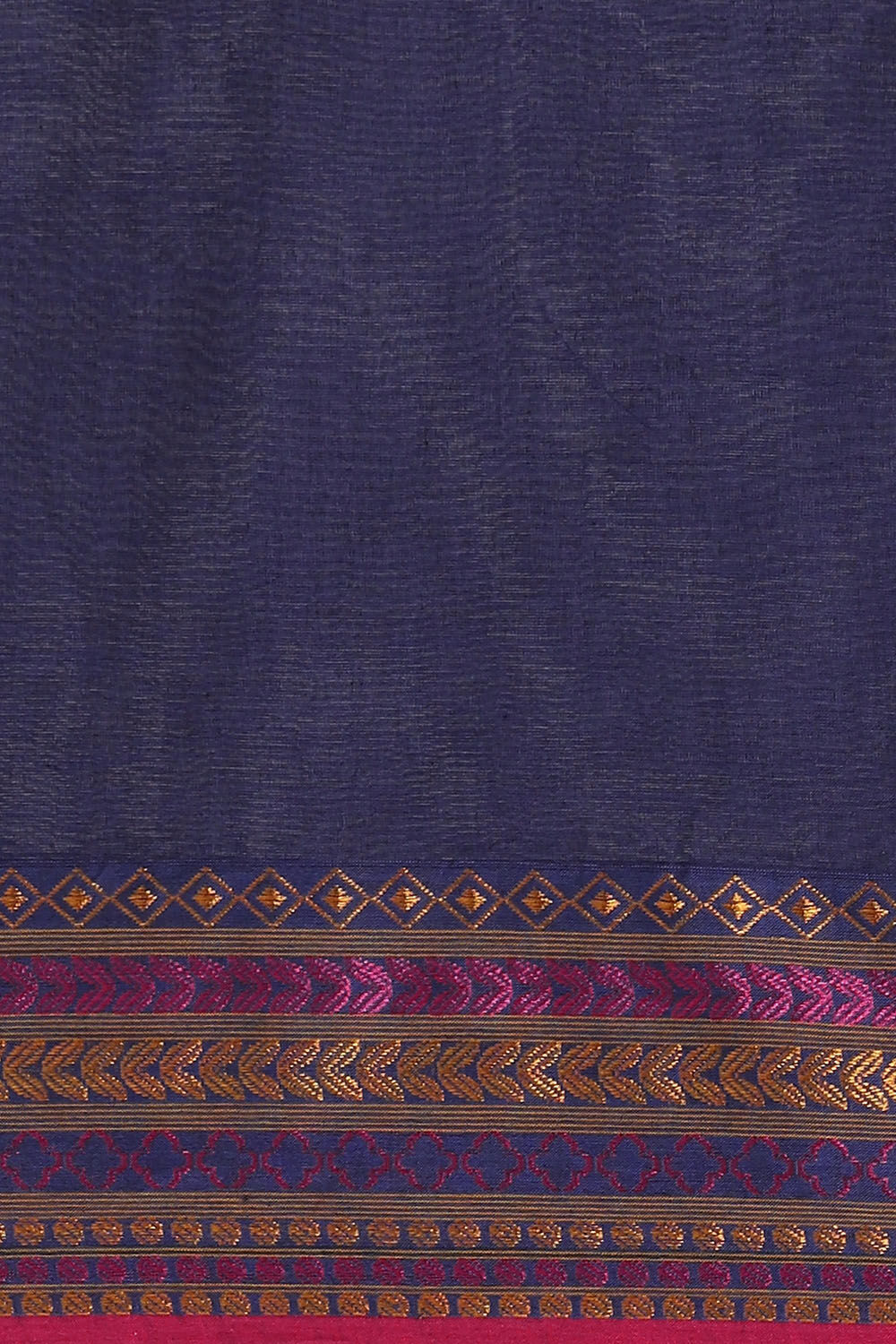 Purple Pure Cotton Bengal Saree image number null