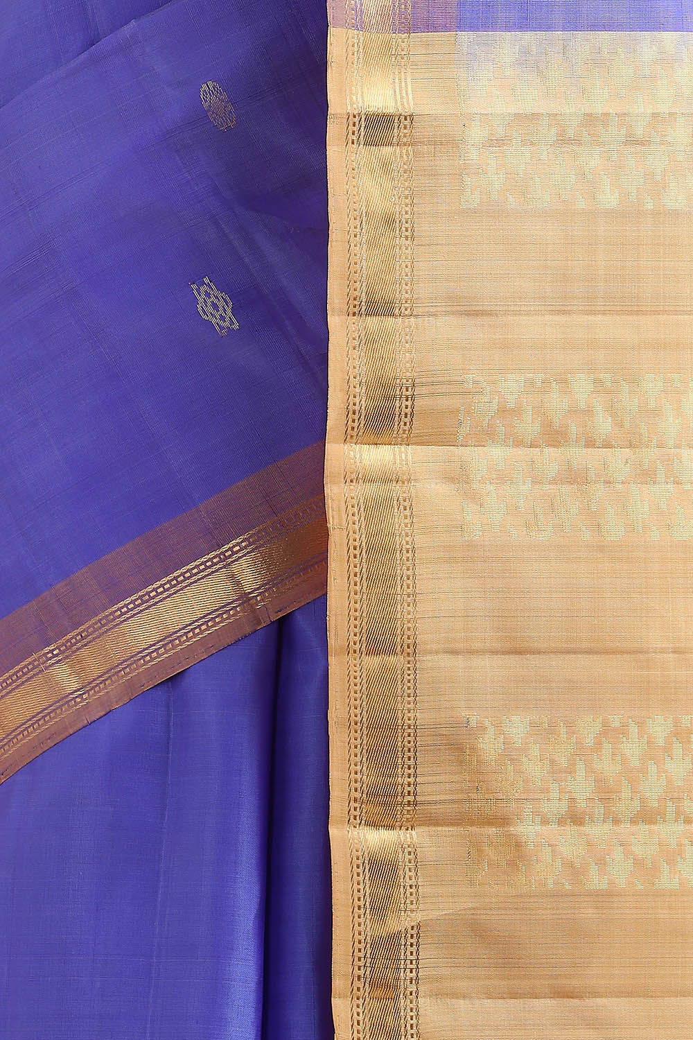 Blue Pure Silk Kanjivaram inspired Saree image number null