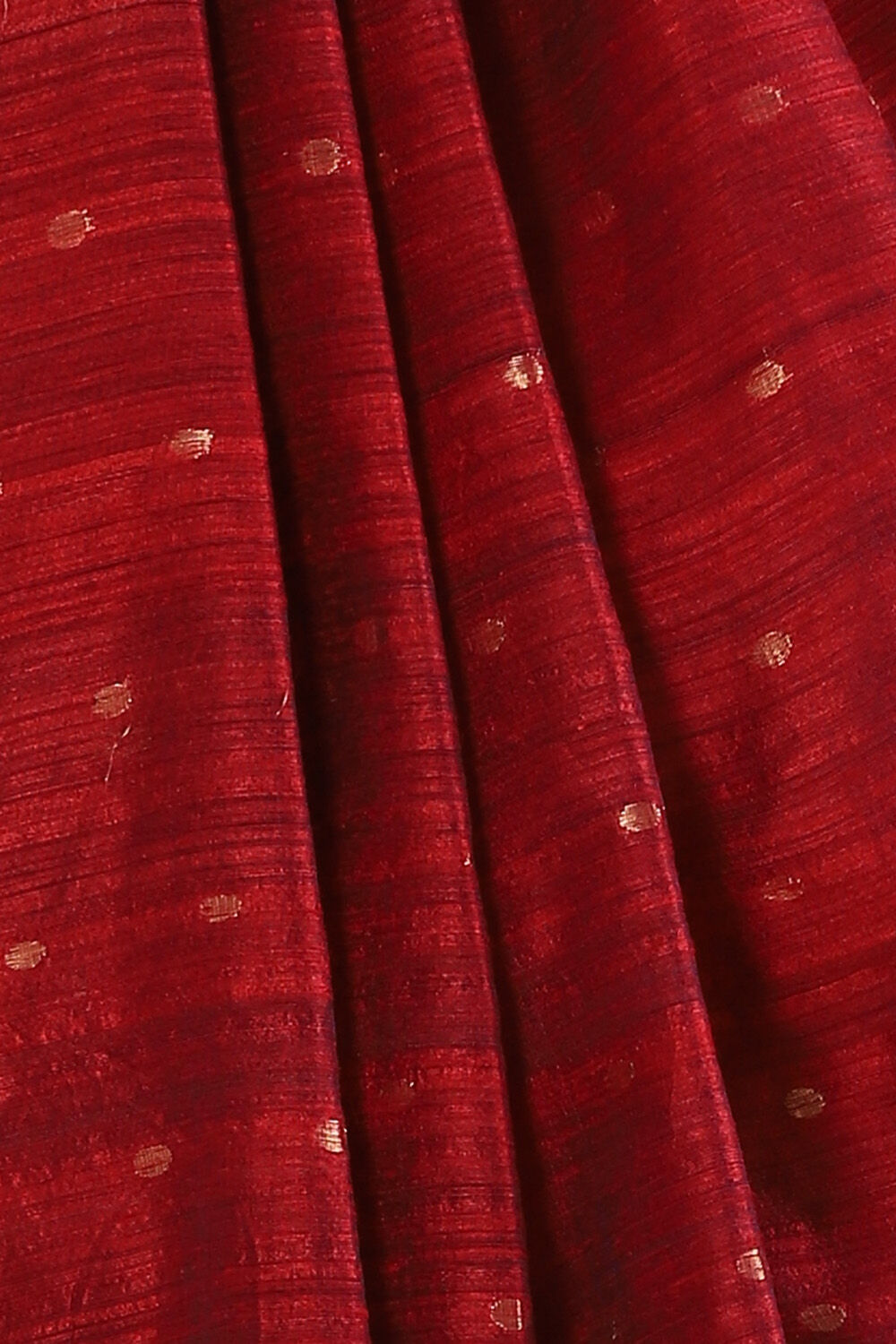 Red Pure Silk Vanya Jamdani Saree image number null