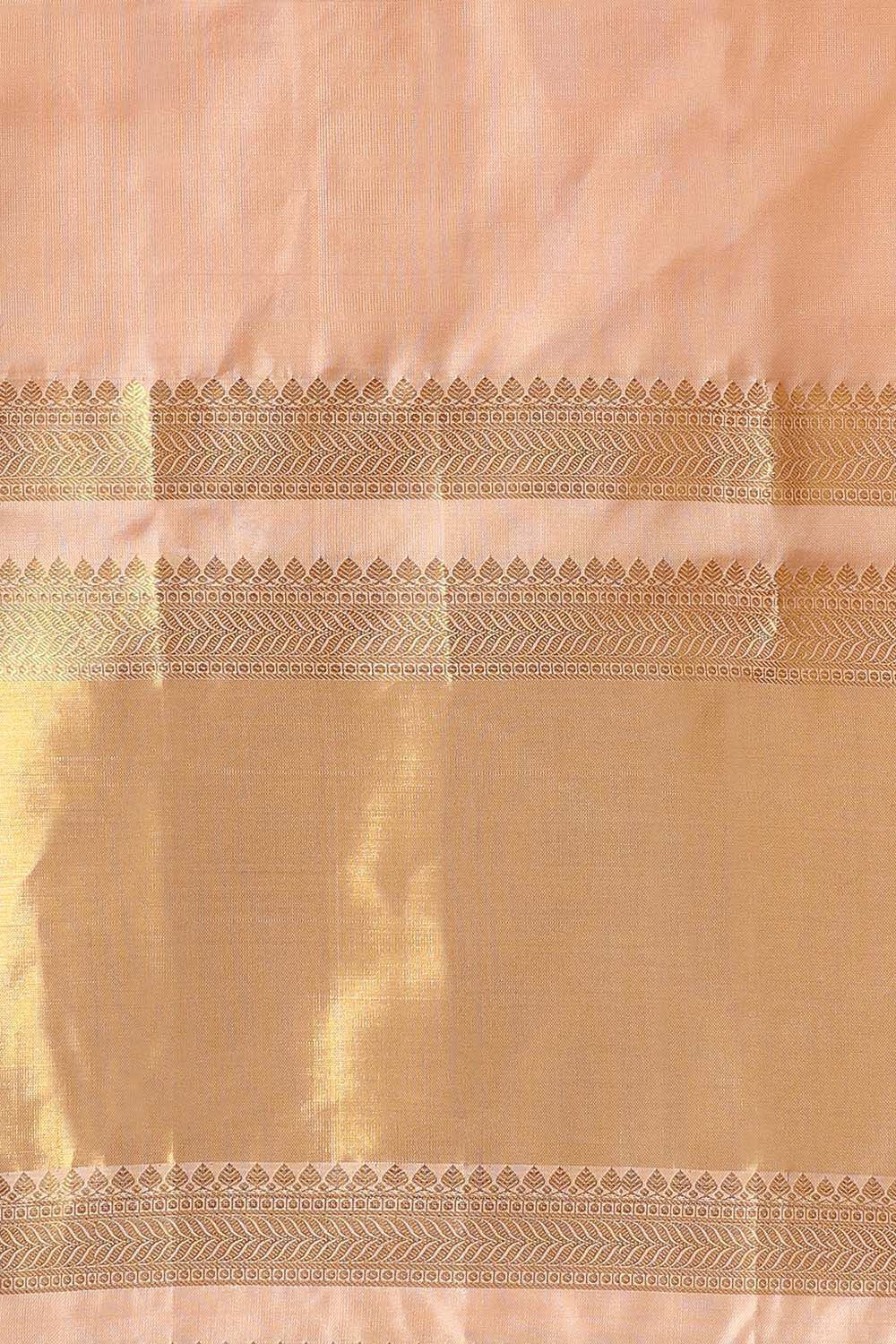 Pink Pure Silk Kanjivaram Saree image number null
