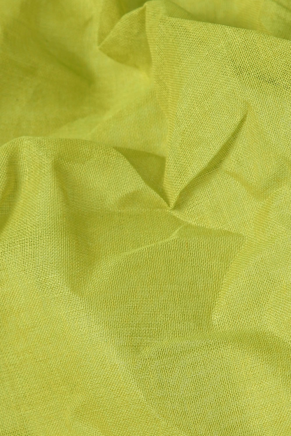 Light Pure Green Cotton Bengal Saree image number null