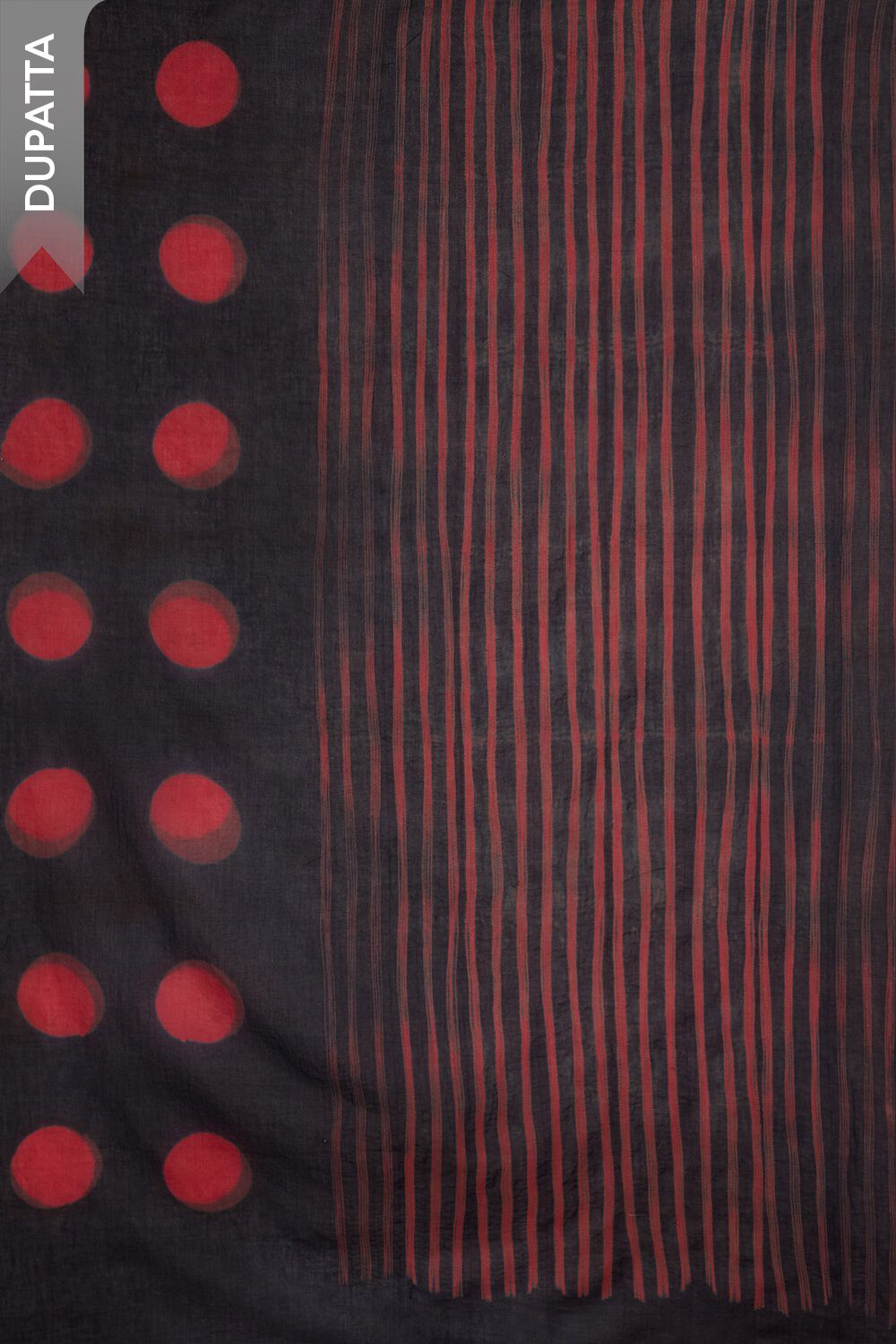 Dark Blue Pure Cotton Tie & Dye Shibori Unstitched Suit Set image number null