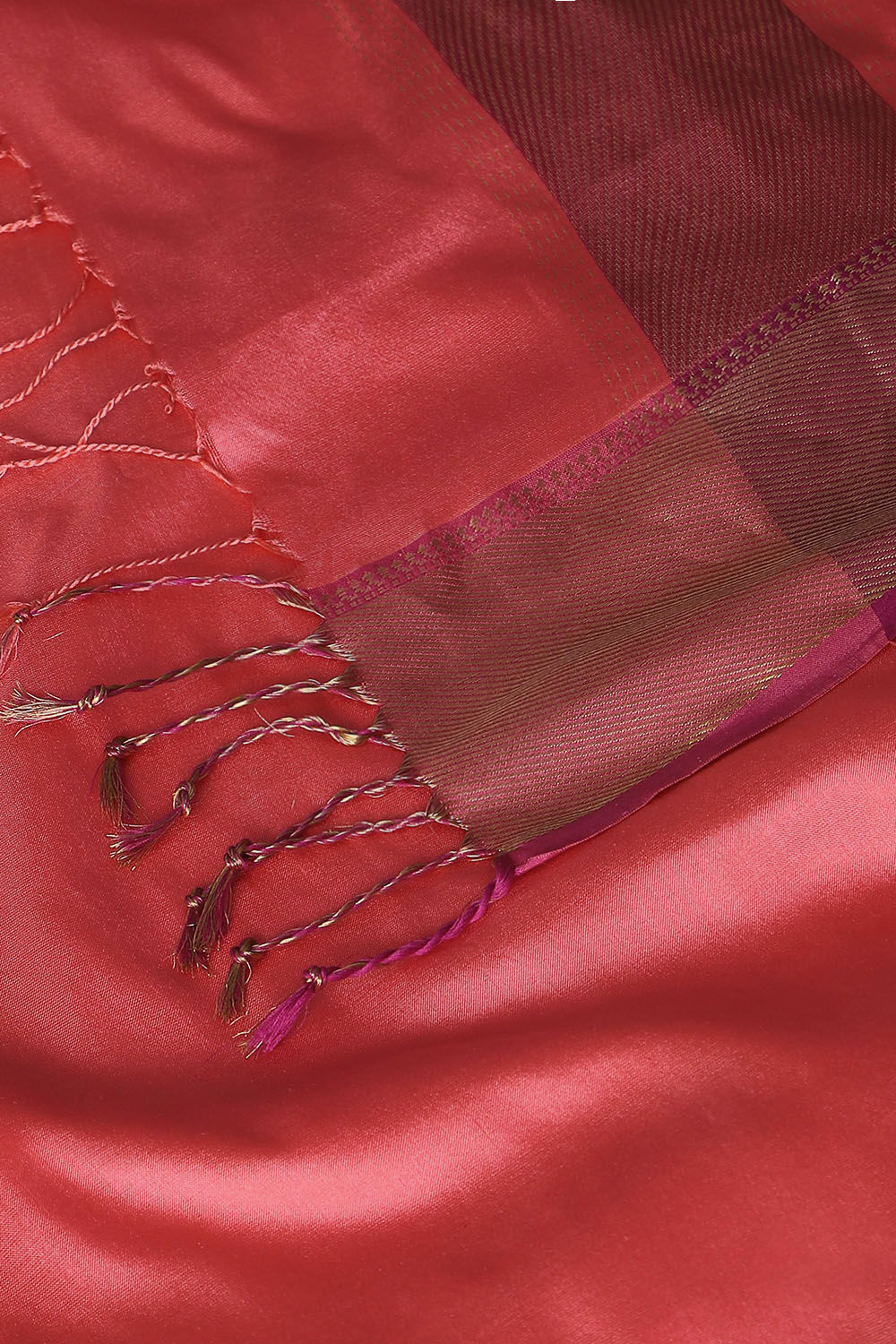 Light Pink Pure Silk Maheswari Saree image number null