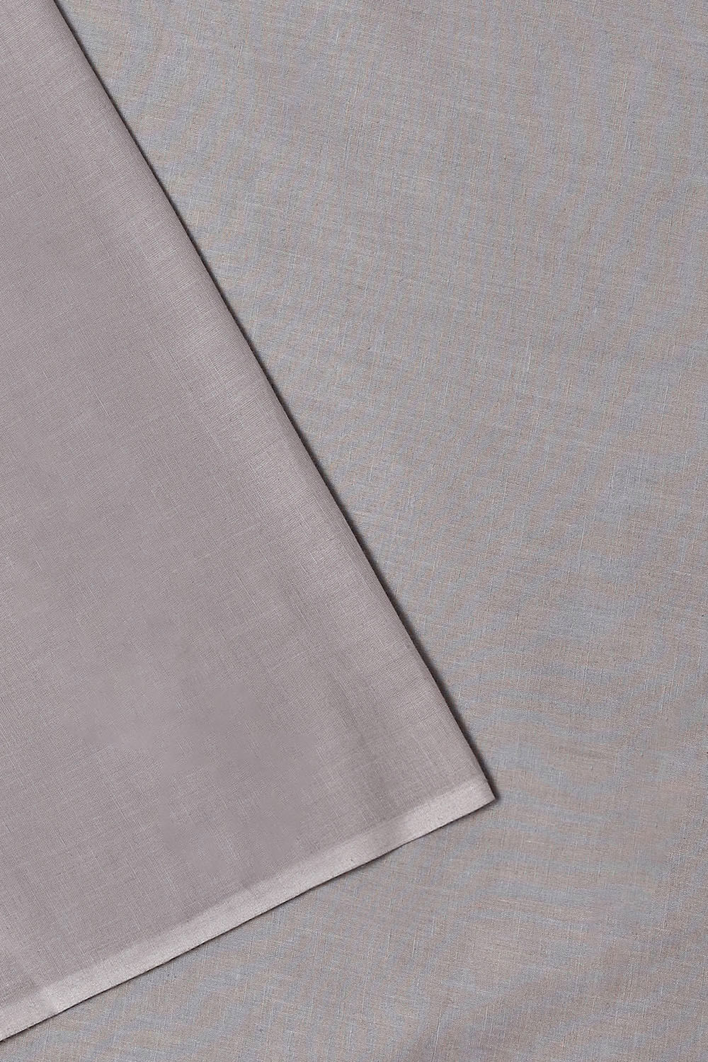 Grey Silk Cotton Embroidered Unstitched Suit Set image number null