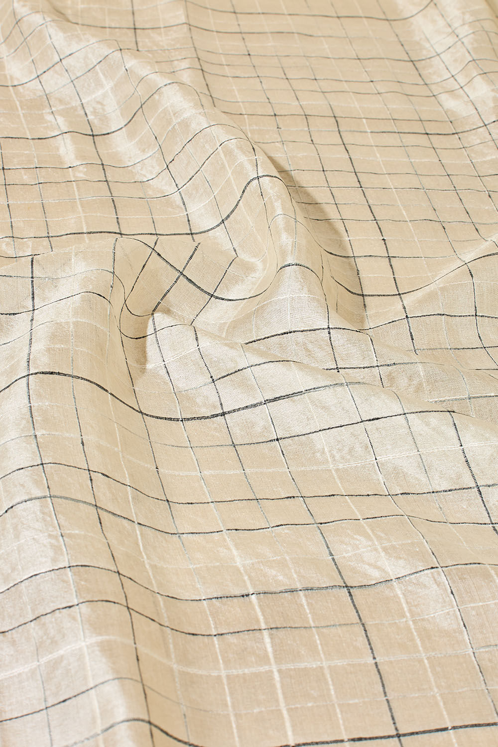 Off White Chattisgarh Woven Pure Tussar Silk Saree image number null