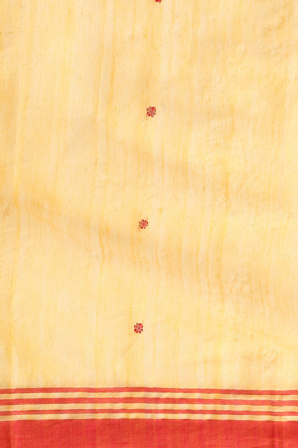 Light Yellow Pure Silk Cotton Chanderi Saree image number null