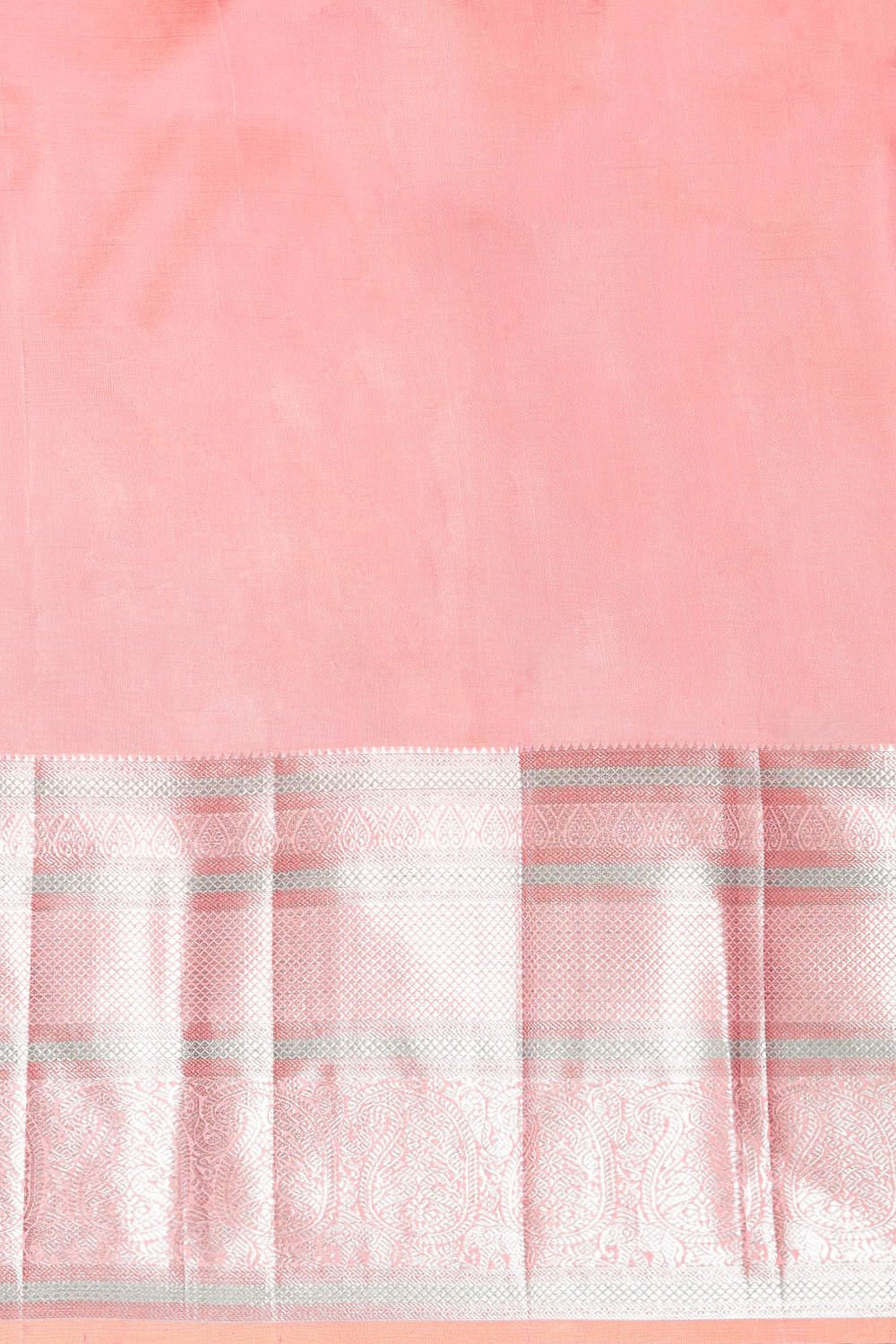 Light Pink Pure Silk Kanjivaram Saree image number null