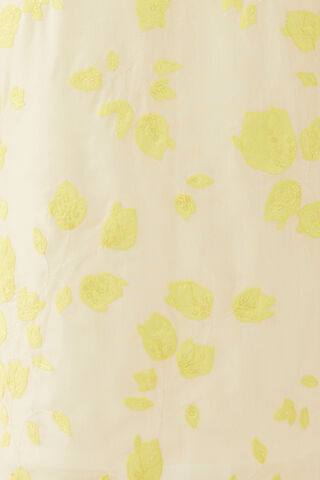 Off White Viscose Embroidered Kurta thumbnail image number null