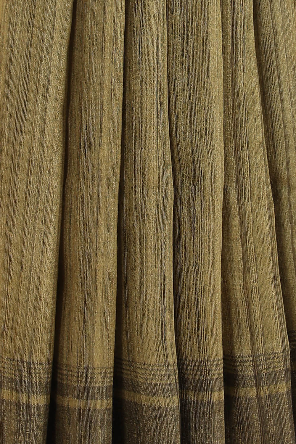 Green Pure Tussar Silk Bhagalpuri Saree image number null