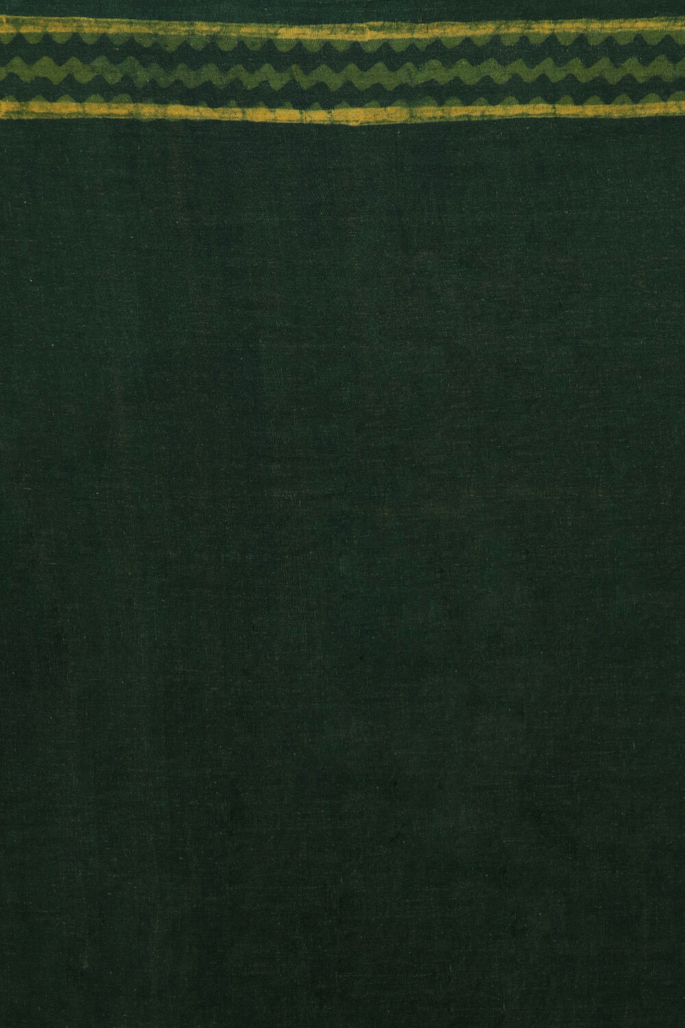 Green Pure Khadi Cotton Dabu Printed Saree image number null