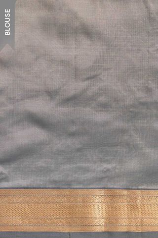 Light Blue Woven Kanjivaram Inspired Design Silk Viscose Saree thumbnail image number null