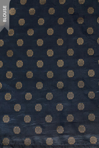 Dark Blue Woven Design Viscose Saree thumbnail image number null