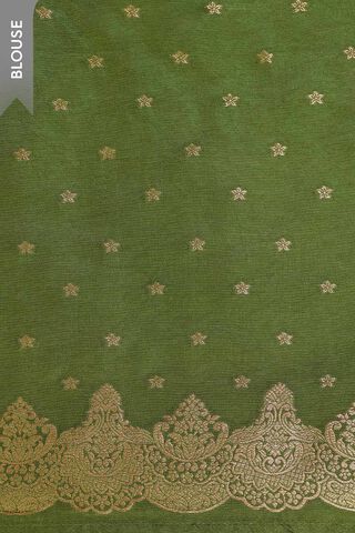 Green Woven Pure Viscose Saree thumbnail image number null