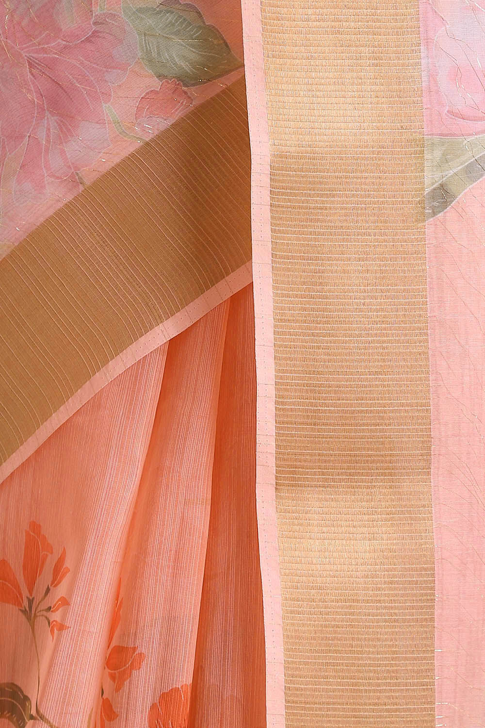 Pink Pure Embroidered Saree image number null